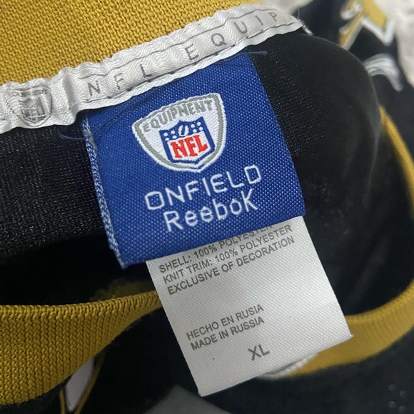 New Orleans Saints Brees #9 Captain Patch Sewn Jersey - Picture 7 of 8